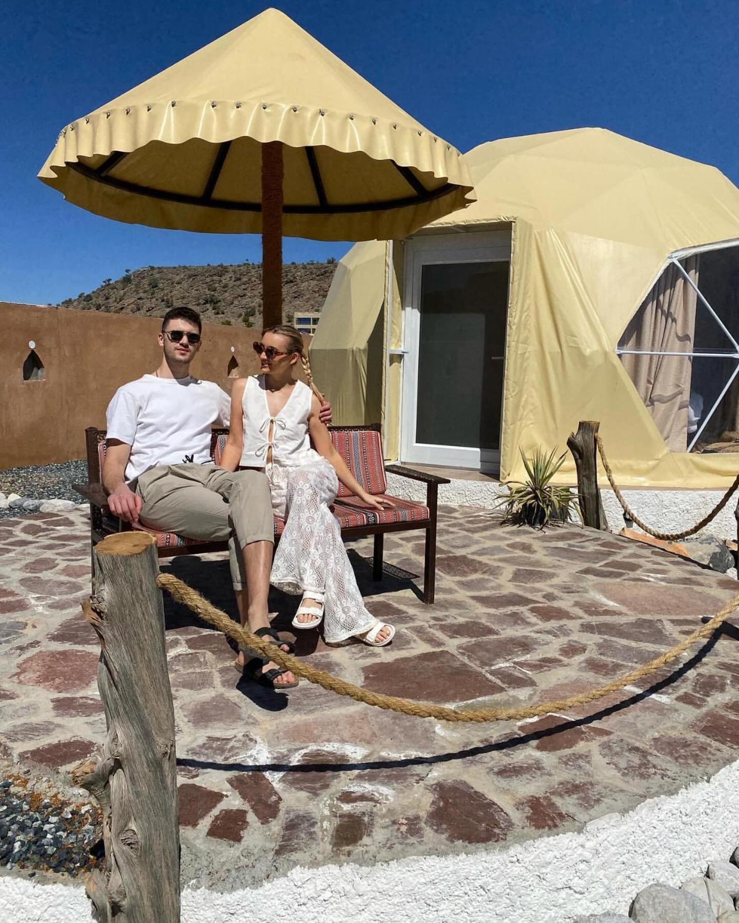 Hotel Jabal Shams Domes Saab Bani Khamis Exteriér fotografie